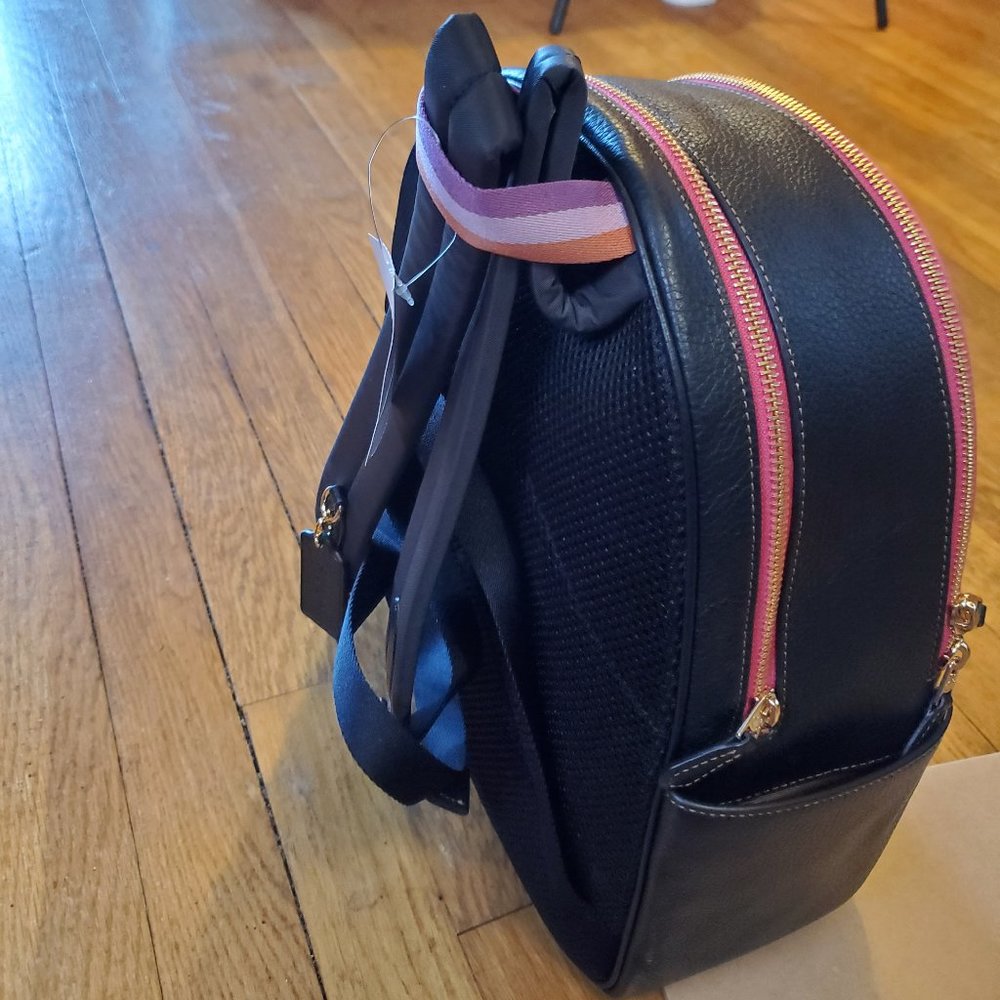 Coach Court Backpack - Blocked Signature Canvas With Souvenir Patch - NWT - Picture 9 of 12